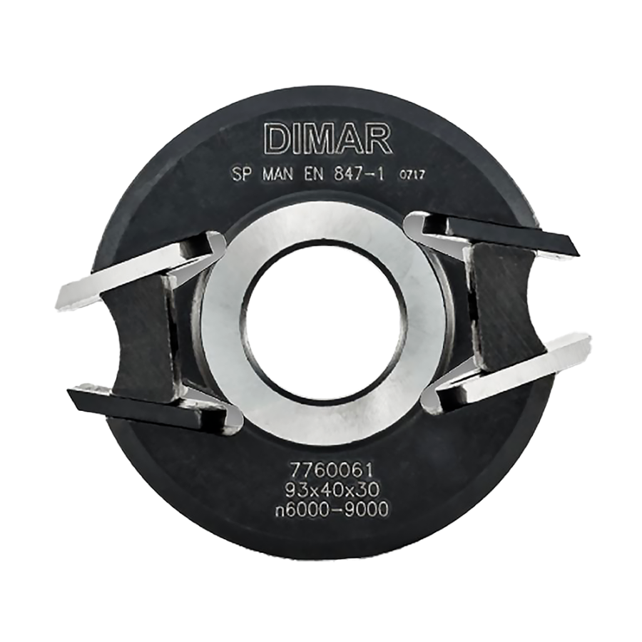 картинка Фреза насадная Dimar  МУЛЬТИПРОФИЛЬ D114x40/50x Z2 сменные ножи HSS посадка 30 от HARVEY-RUS
