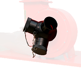 картинка Патрубок трехканальный 150/3х100 мм для JIB DC5000/DC300S-1 от HARVEY-RUS